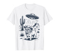 French Bulldog Cowboy Ufo Funny Western T-Shirt - Minimalist Print Unisex - T-Shirt, Sweatshirt, Hoodie