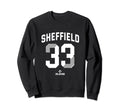 Justus Sheffield 33 Seattle Mlbpa Sweatshirt - Novelty Apparel for Adults - T-Shirt, Sweatshirt, Hoodie
