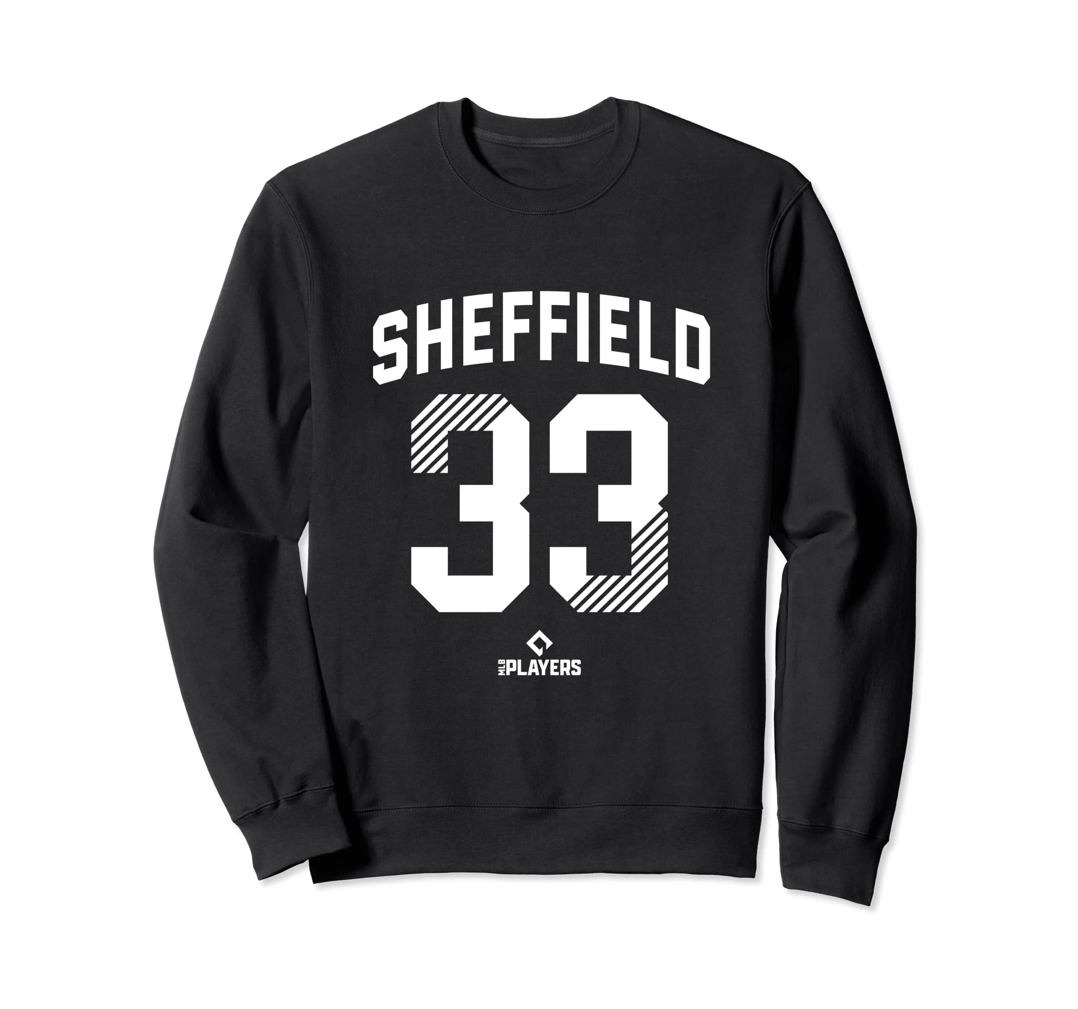 Justus Sheffield 33 Seattle Mlbpa Sweatshirt - Novelty Apparel for Adults - T-Shirt, Sweatshirt, Hoodie