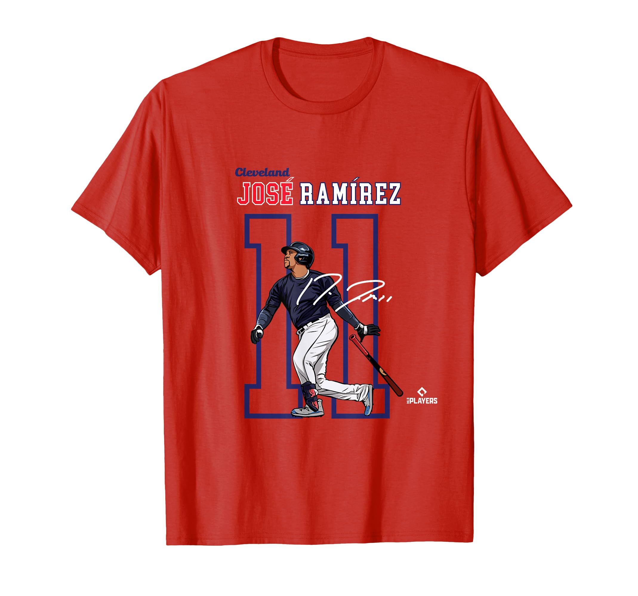 Jose Ramirez Cleveland Baseball Players T-Shirt - Graphic Print Men Women - T-Shirt, Sweatshirt, Hoodie