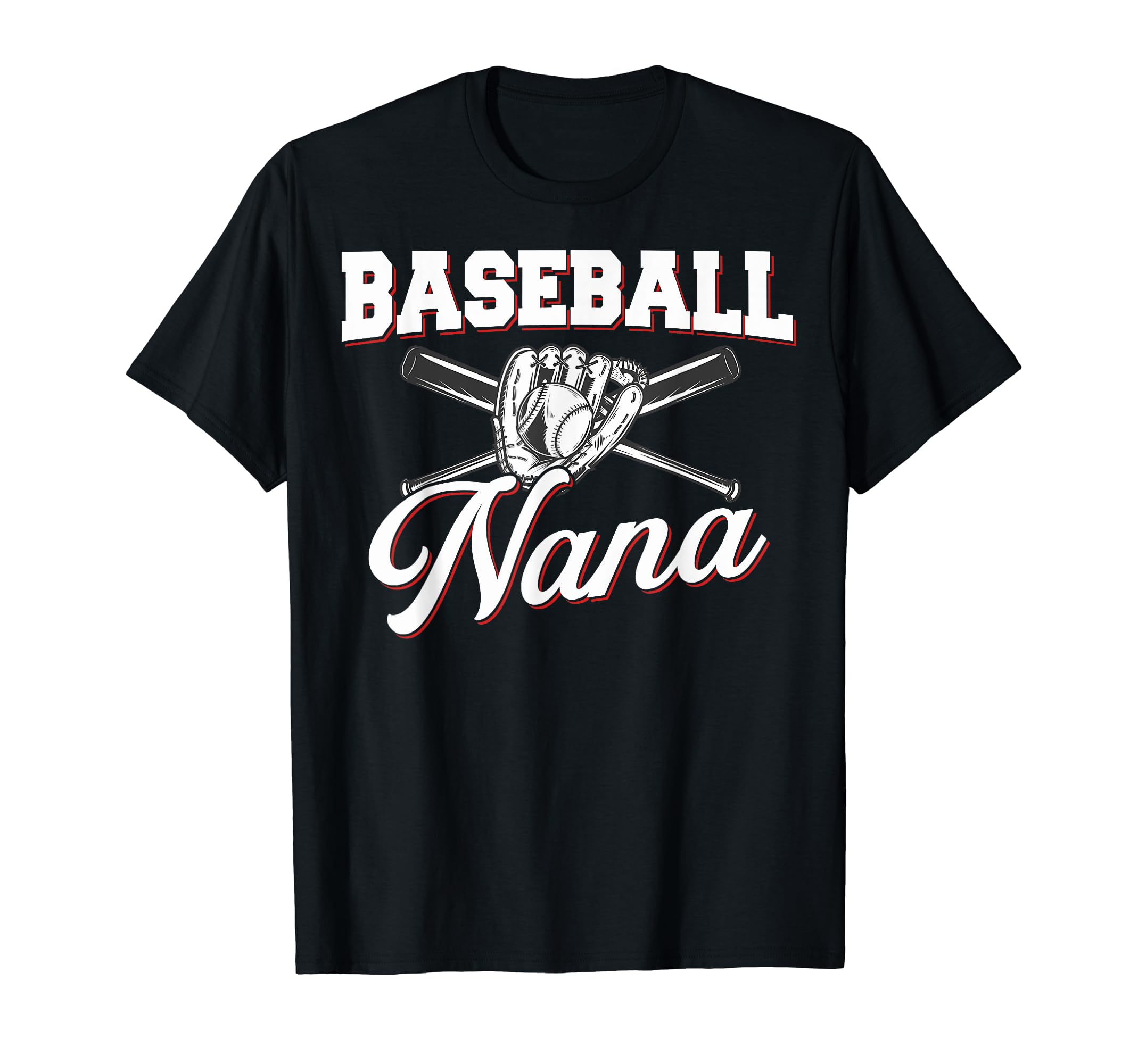 Grandma Baseball Game Baseball T-Shirt - Graphic Print for Adults - T-Shirt, Sweatshirt, Hoodie