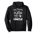 My Favorite T Ball Player Calls Me Uncle Hoodie - Aesthetic Graphic Unisex - T-Shirt, Sweatshirt, Hoodie