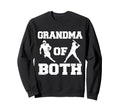 Grandma Both Funny Football Sweatshirt - Fun Novelty Design Unisex - T-Shirt, Sweatshirt, Hoodie