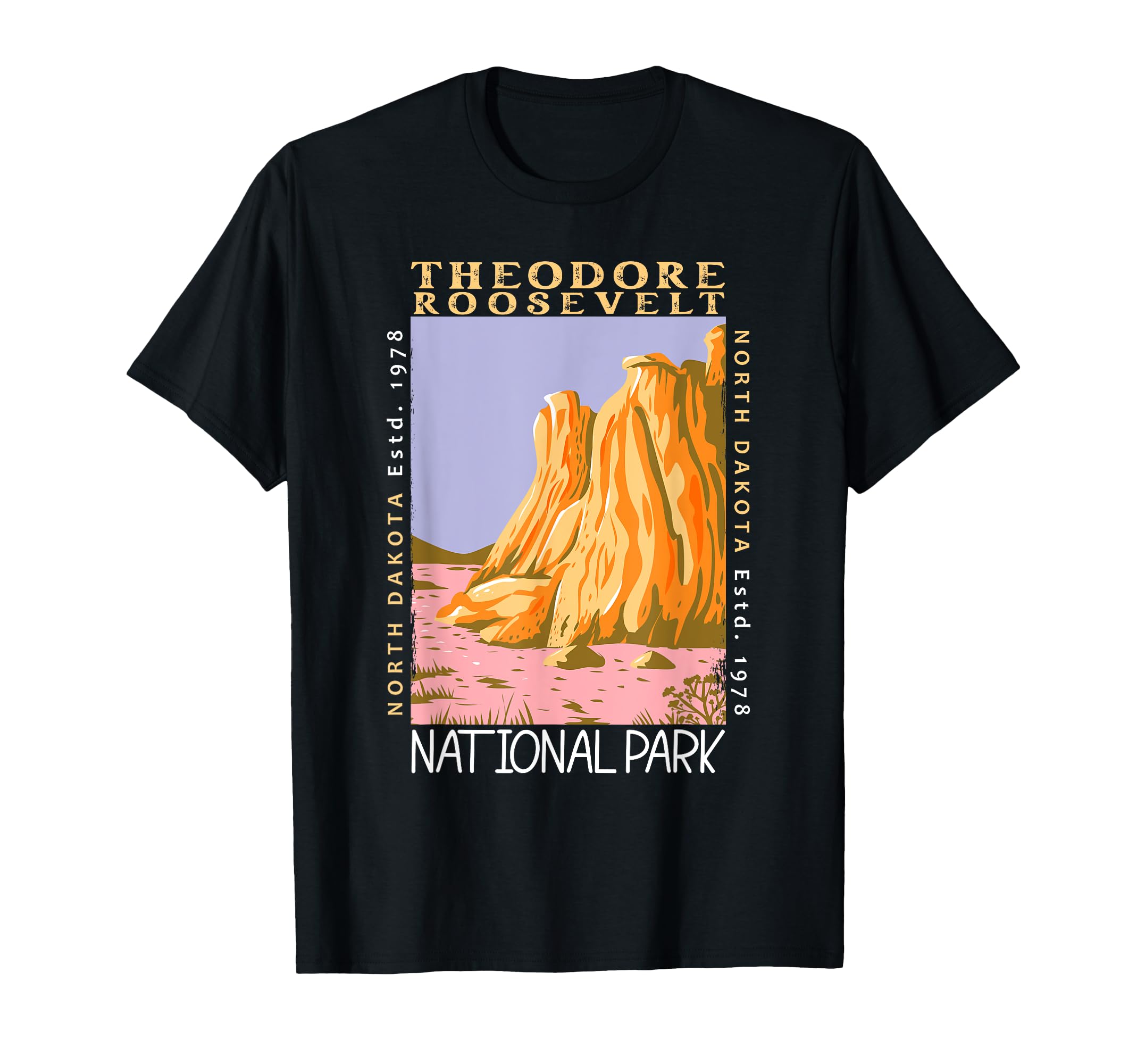 Theodore Roosevelt National Park T-Shirt - Streetwear Style for Adults - T-Shirt, Sweatshirt, Hoodie