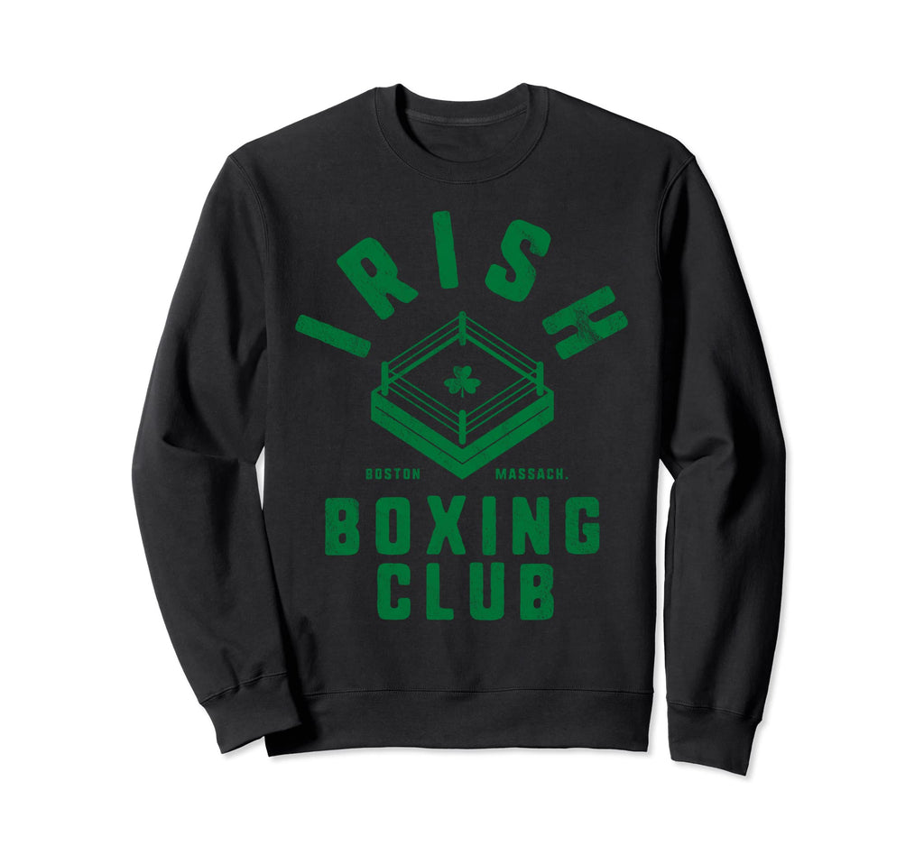 Irish Boxing Club Distressed Boxer Sweatshirt - Unique Graphic Men Women - T-Shirt, Sweatshirt, Hoodie