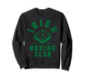 Irish Boxing Club Distressed Boxer Sweatshirt - Unique Graphic Men Women - T-Shirt, Sweatshirt, Hoodie