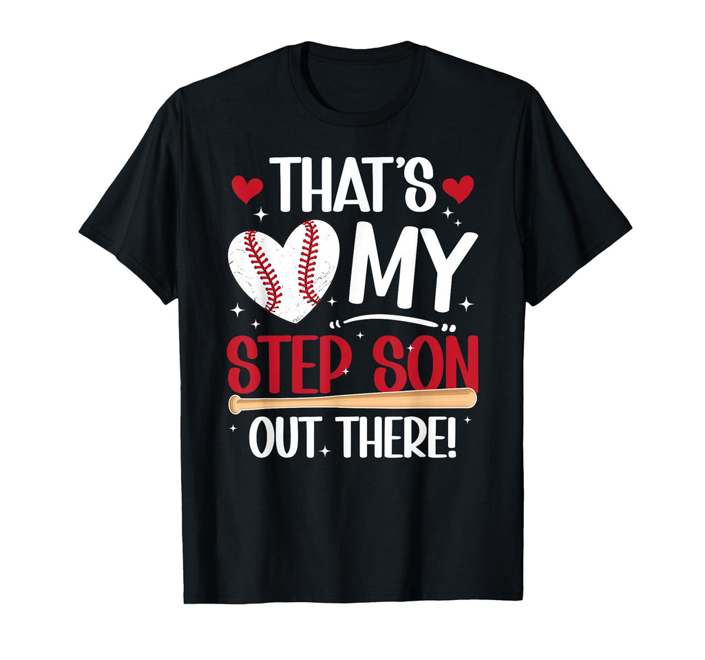 Proud Baseball Step Mom Baseball T-Shirt - Fun Novelty Design for Adults - T-Shirt, Sweatshirt, Hoodie