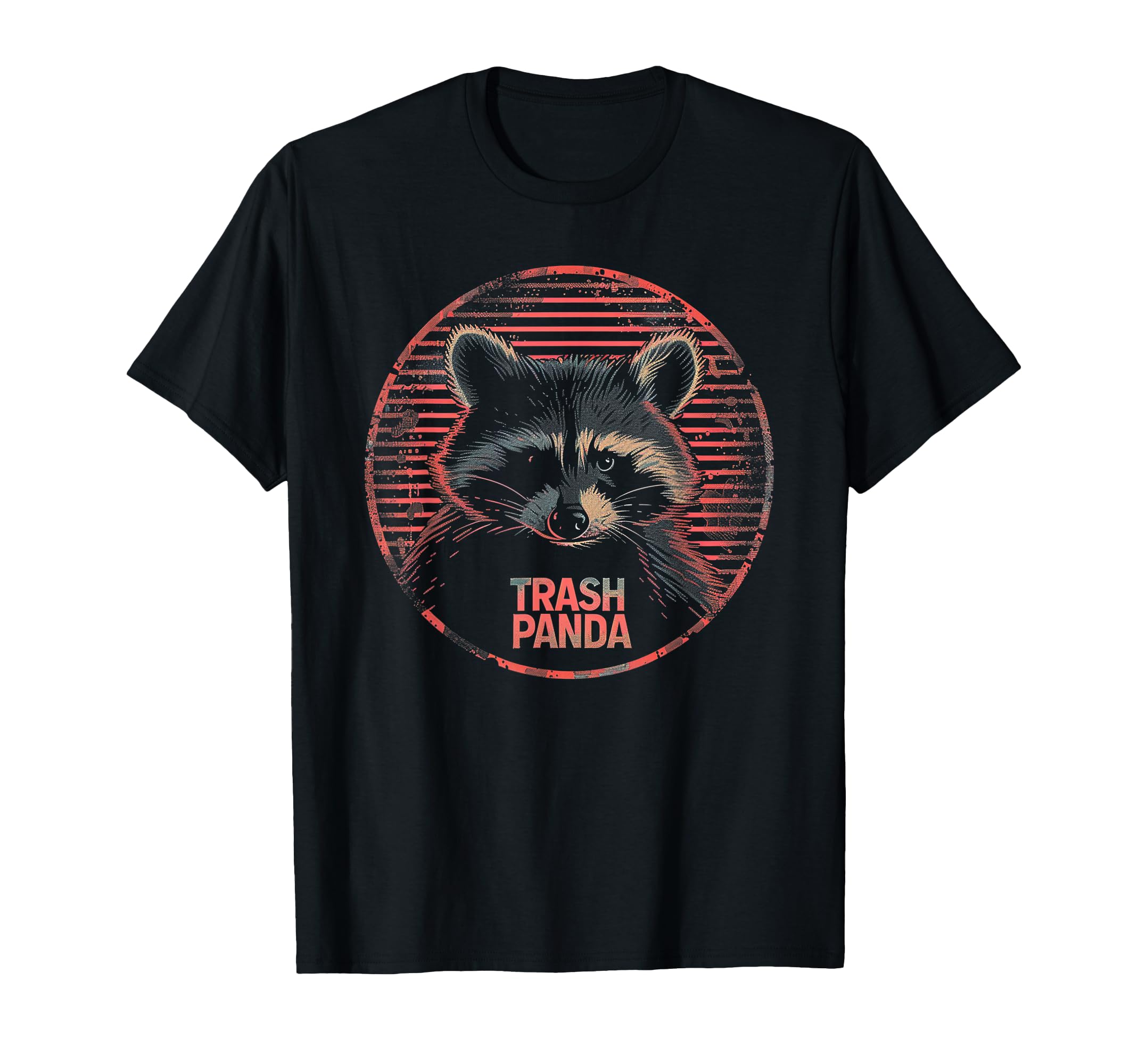 Raccoon Trash Panda 70S 80S Funny T-Shirt - Trendy Graphic for Adults - T-Shirt, Sweatshirt, Hoodie