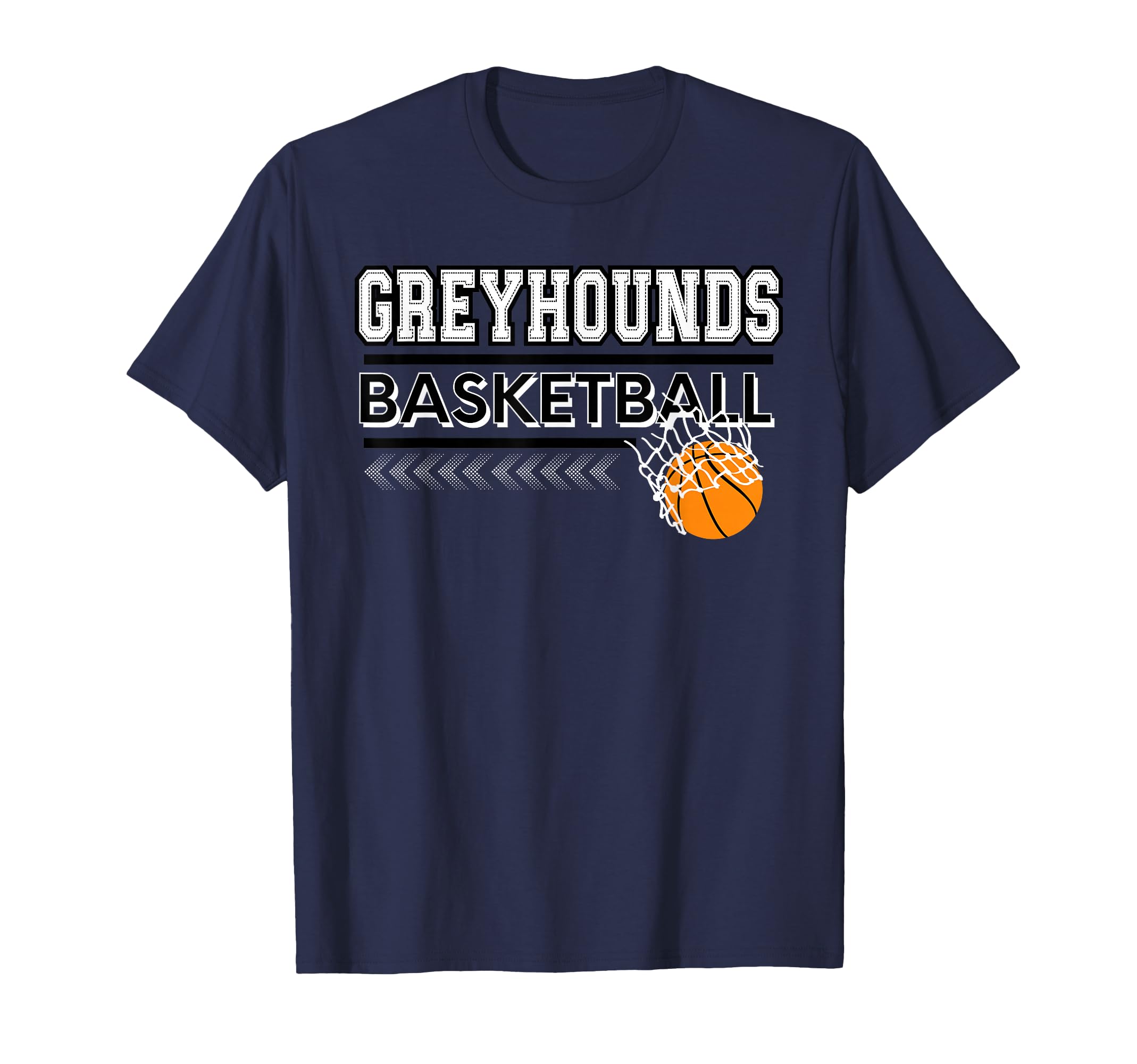 Greyhounds Basketball Mom Game Day T-Shirt - Fun Novelty Design Unisex - T-Shirt, Sweatshirt, Hoodie