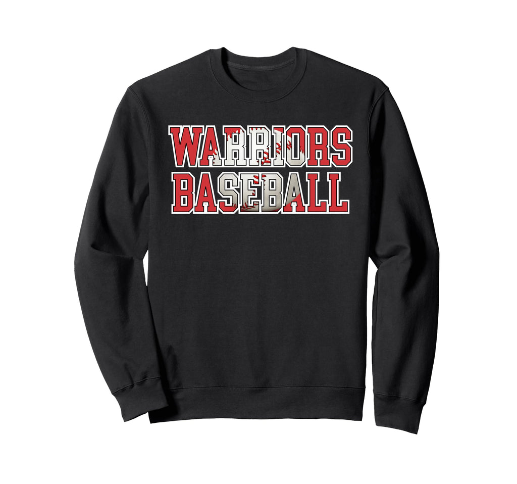 Warriors Baseball Mom Red Warrior Sweatshirt - Minimalist Print for Adults - T-Shirt, Sweatshirt, Hoodie