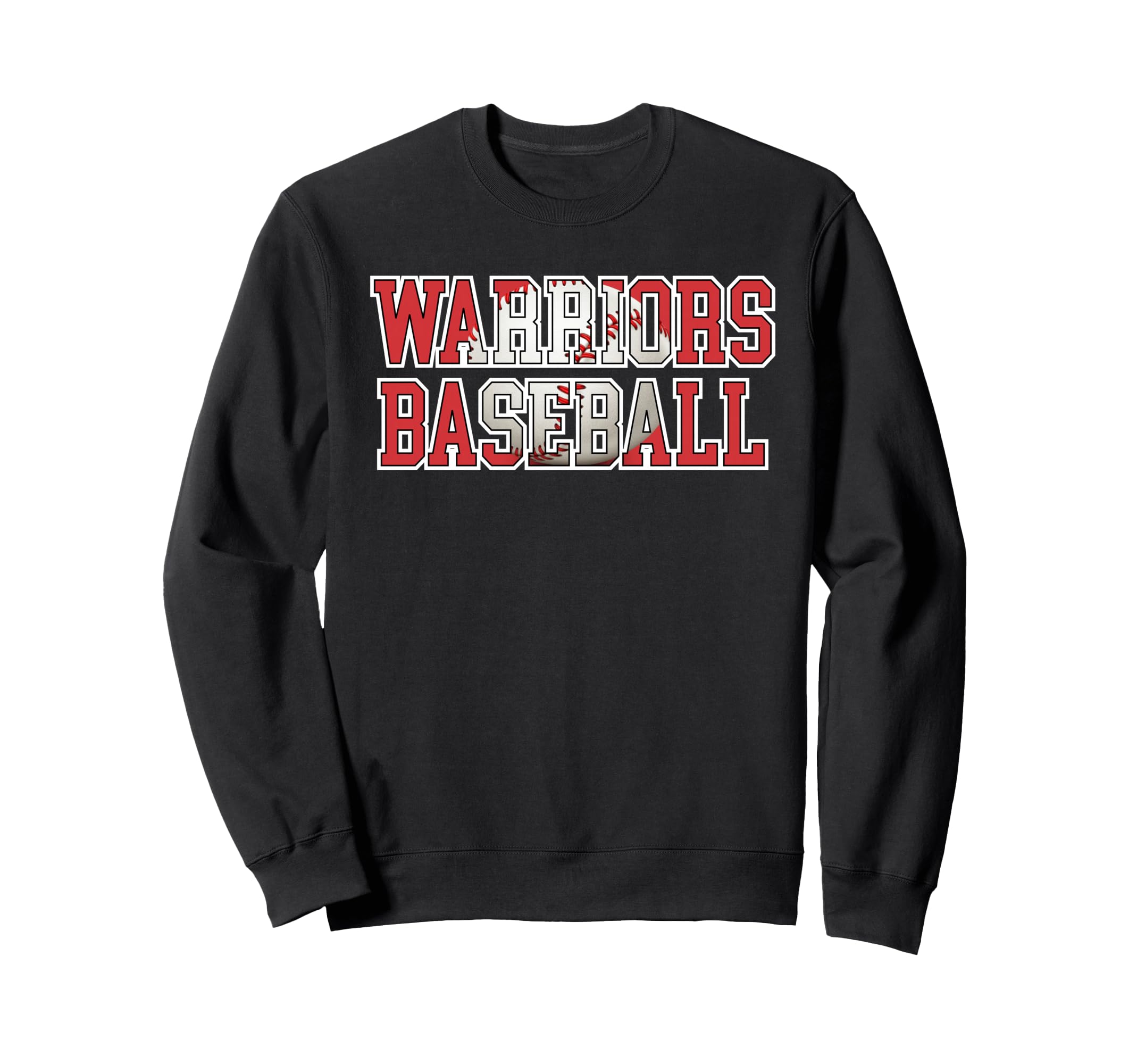 Warriors Baseball Mom Red Warrior Sweatshirt - Minimalist Print for Adults - T-Shirt, Sweatshirt, Hoodie