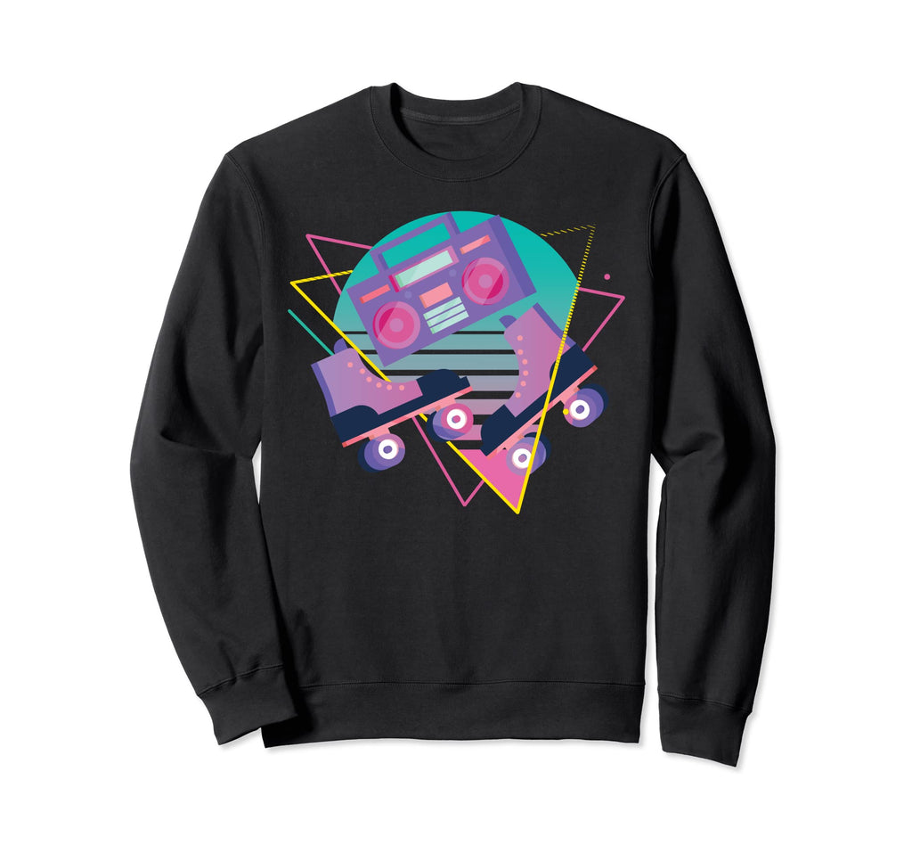 70S 80S Roller Skates Roller Sweatshirt - Fun Novelty Design Men Women - T-Shirt, Sweatshirt, Hoodie