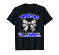 Blue Tigers Volleyball Coquette Bow T-Shirt - Fun Novelty Design Unisex - T-Shirt, Sweatshirt, Hoodie