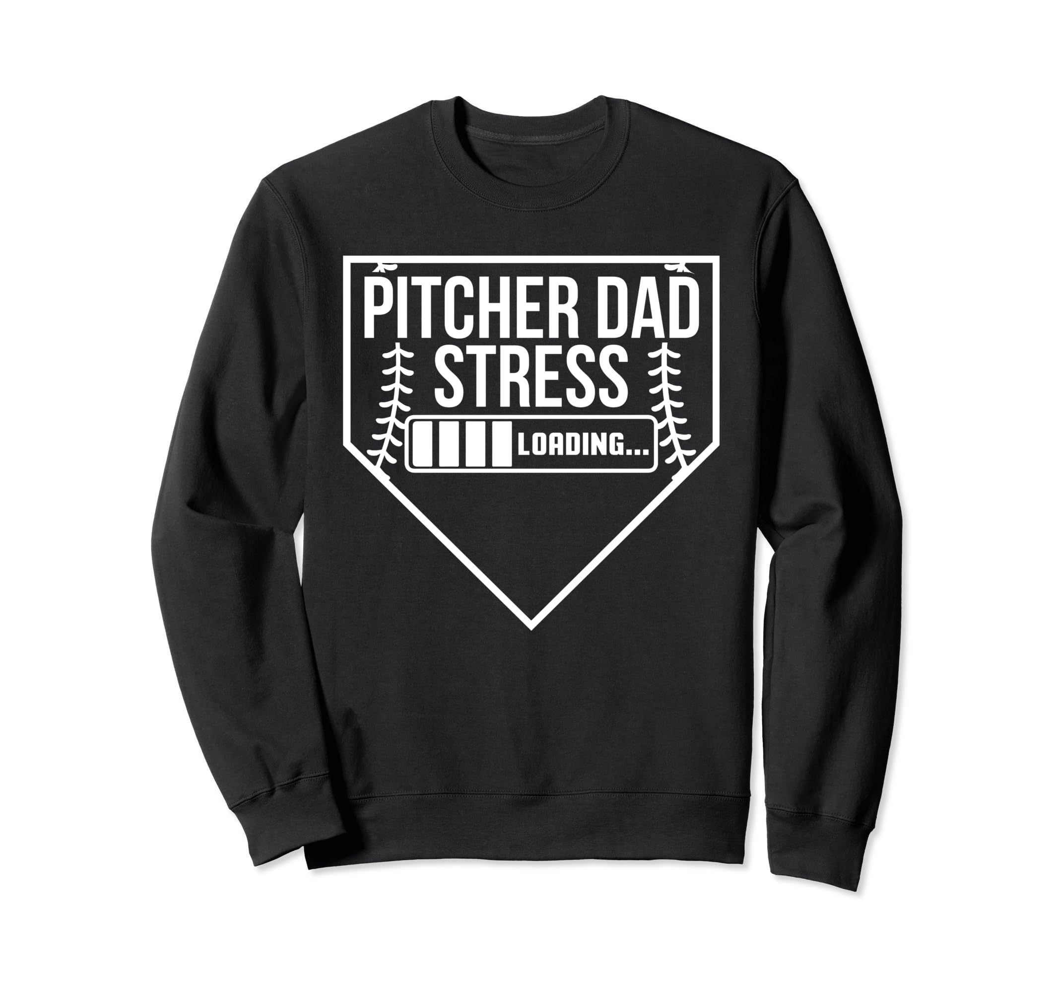 Pitcher Dad Stress Loading Sweatshirt - Custom Art Print Men Women - T-Shirt, Sweatshirt, Hoodie