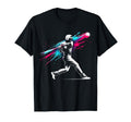 Colorful Baseball Player Drip T-Shirt - Novelty Apparel Unisex - T-Shirt, Sweatshirt, Hoodie