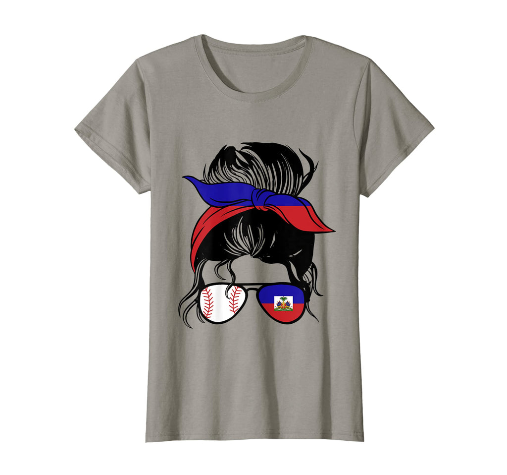 Haitian Baseball Mom Haiti Flag Baseball T-Shirt - Trendy Graphic Unisex - T-Shirt, Sweatshirt, Hoodie