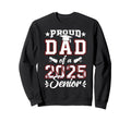 Proud Dad 2025 Senior Baseball Sweatshirt - Streetwear Style Men Women - T-Shirt, Sweatshirt, Hoodie