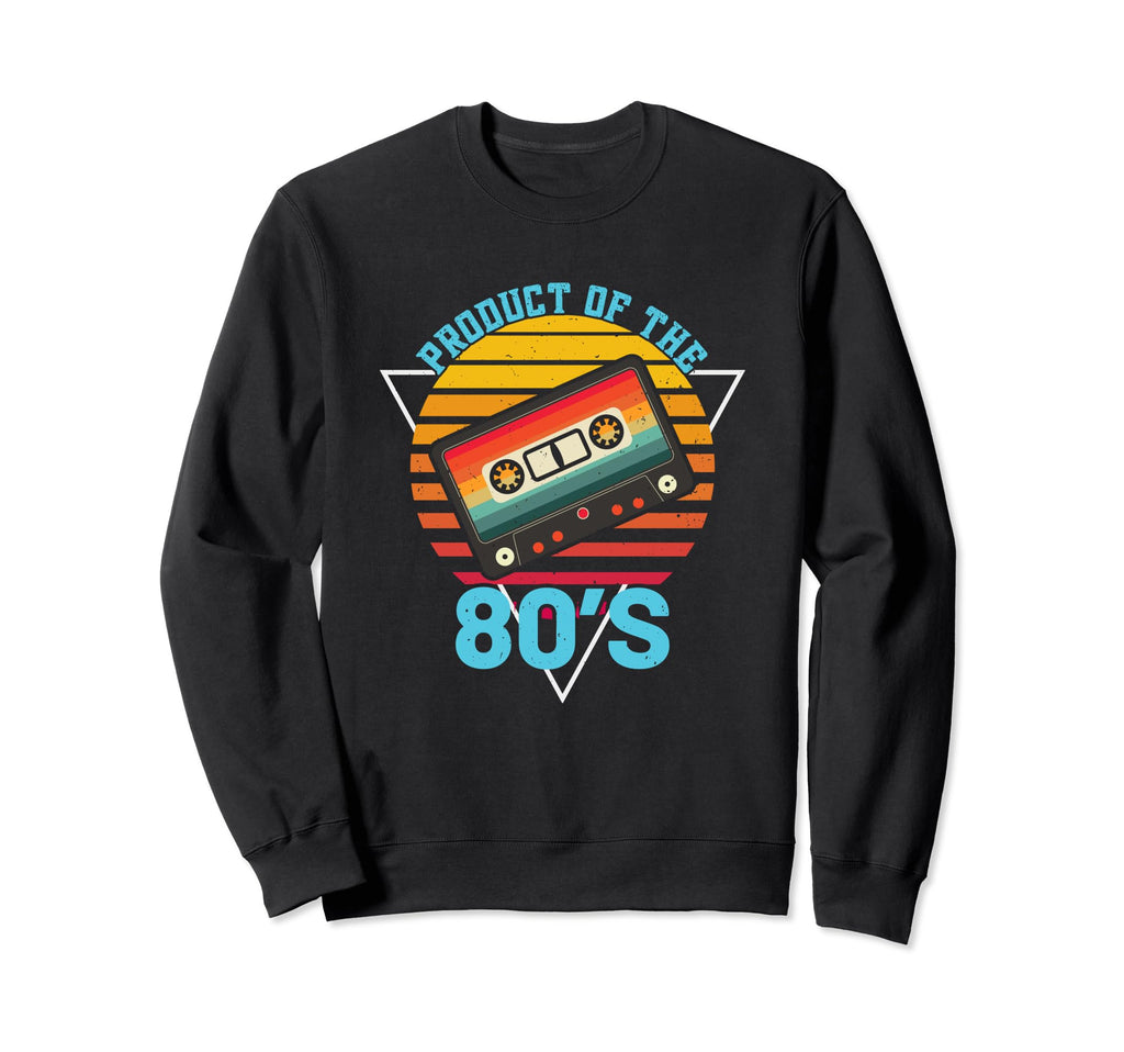Product 80S Cassette Tape Sweatshirt - Unique Graphic for Adults - T-Shirt, Sweatshirt, Hoodie