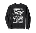 Camera Photographer Sweatshirt - Novelty Apparel Unisex - T-Shirt, Sweatshirt, Hoodie