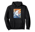 Vaporwave Kanagawa Possum Hoodie - Streetwear Style for Adults - T-Shirt, Sweatshirt, Hoodie