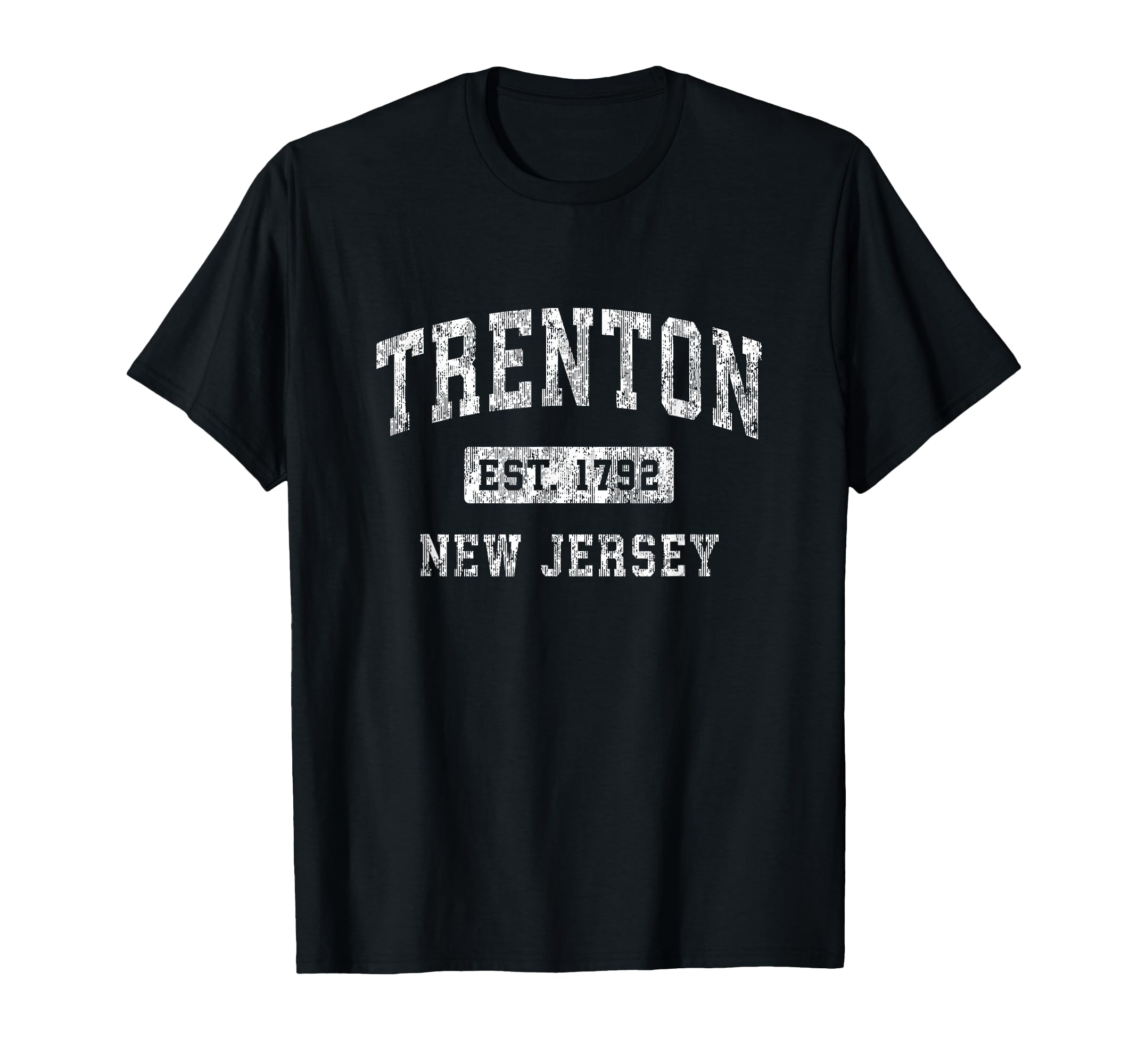 Trenton New Jersey Nj Established Sports T-Shirt - Trendy Graphic Unisex - T-Shirt, Sweatshirt, Hoodie