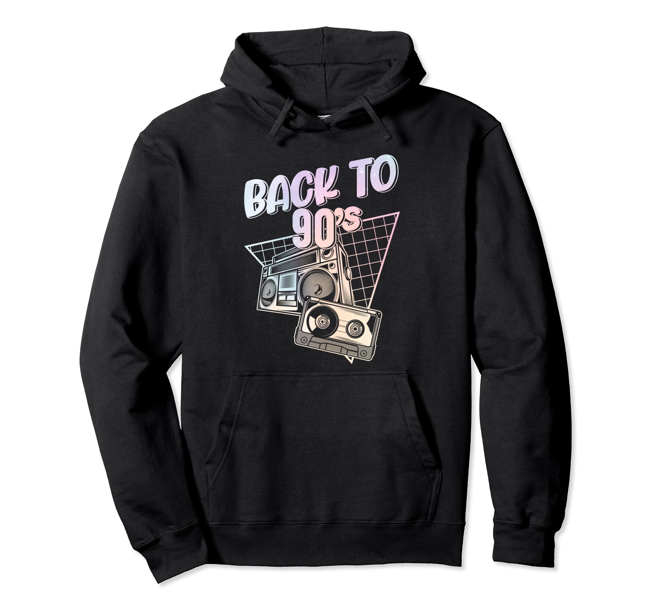 Back To 90S Cassette Mixtape Hoodie - Trendy Graphic Unisex - T-Shirt, Sweatshirt, Hoodie