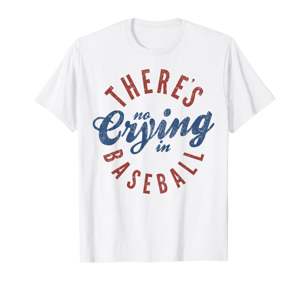 There Is No Crying Baseball T-Shirt - Minimalist Print Unisex - T-Shirt, Sweatshirt, Hoodie