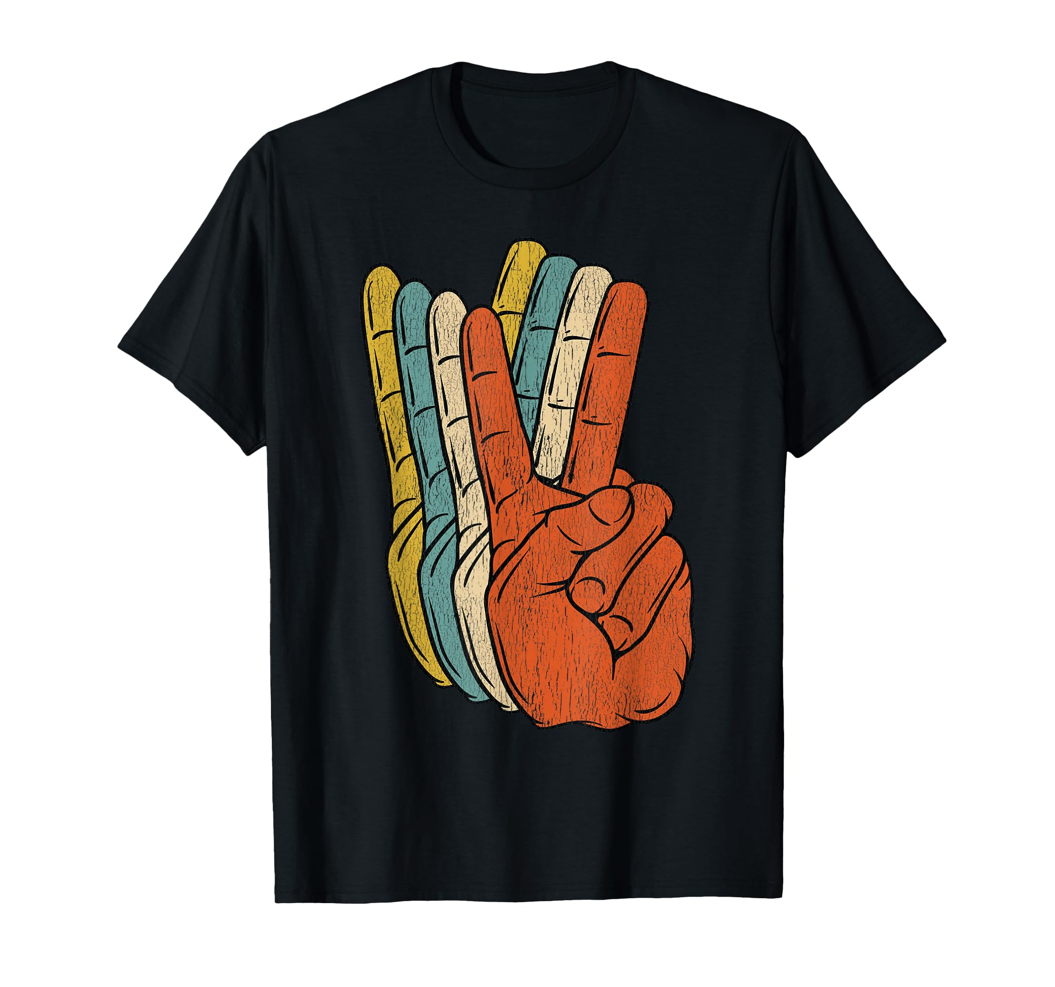 Peace 60S 70S Hippie Gift T-Shirt - Fun Novelty Design Unisex - T-Shirt, Sweatshirt, Hoodie