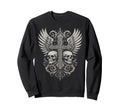 Gothic Skull Grunge Alt Aesthetic Sweatshirt - Trendy Graphic for Adults - T-Shirt, Sweatshirt, Hoodie