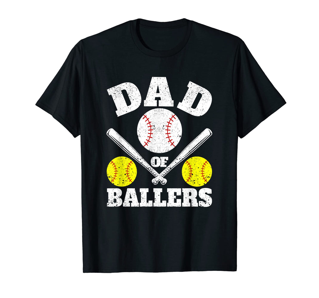 Mens Dad Ballers Funny Dad T-Shirt - Casual Everyday Wear Men Women - T-Shirt, Sweatshirt, Hoodie