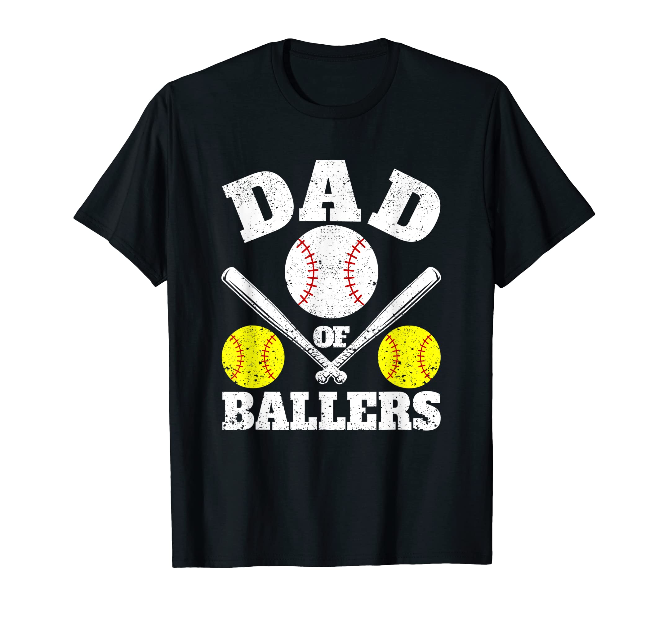 Mens Dad Ballers Funny Dad T-Shirt - Casual Everyday Wear Men Women - T-Shirt, Sweatshirt, Hoodie