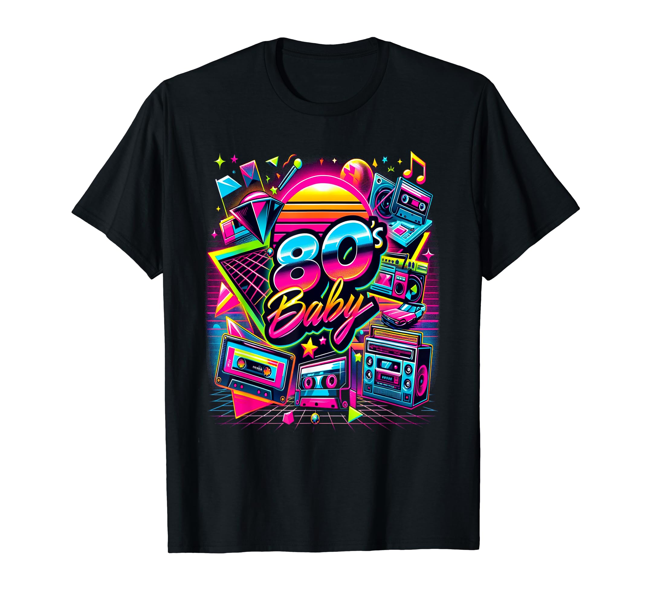 80S Collection T-Shirt - Minimalist Print Men Women - T-Shirt, Sweatshirt, Hoodie