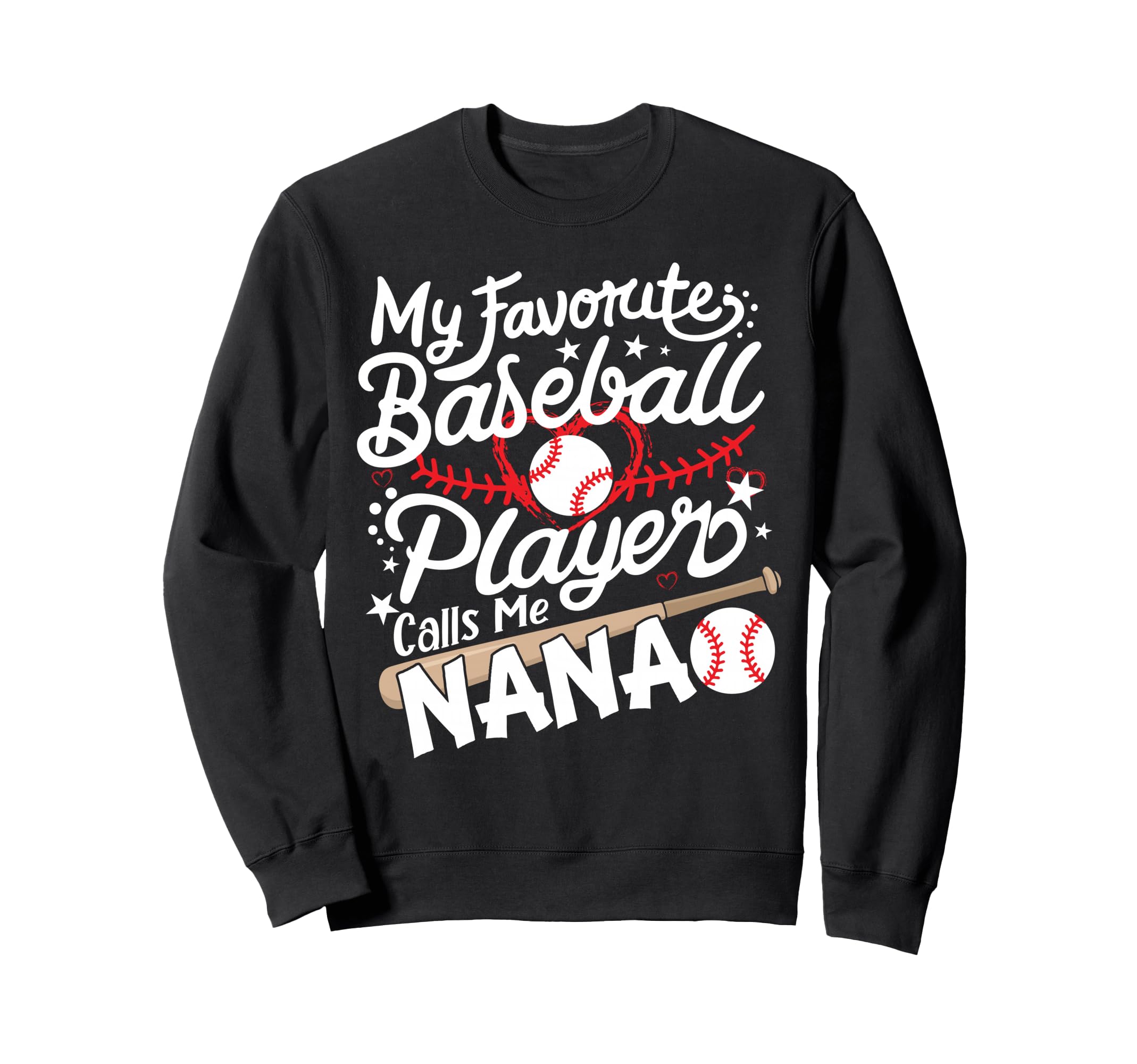 My Favorite Baseball Player Calls Sweatshirt - Trendy Graphic for Adults - T-Shirt, Sweatshirt, Hoodie