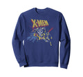 Marvel X Group Shot Distressed Sweatshirt - Custom Art Print for Adults - T-Shirt, Sweatshirt, Hoodie