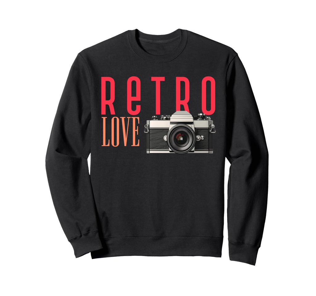 Love Camera Sweatshirt - Trendy Graphic Men Women - T-Shirt, Sweatshirt, Hoodie