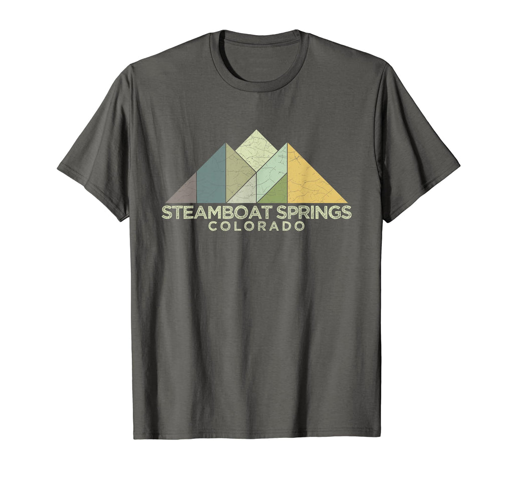 Steamboat Springs Co Distressed T-Shirt - Custom Art Print for Adults - T-Shirt, Sweatshirt, Hoodie