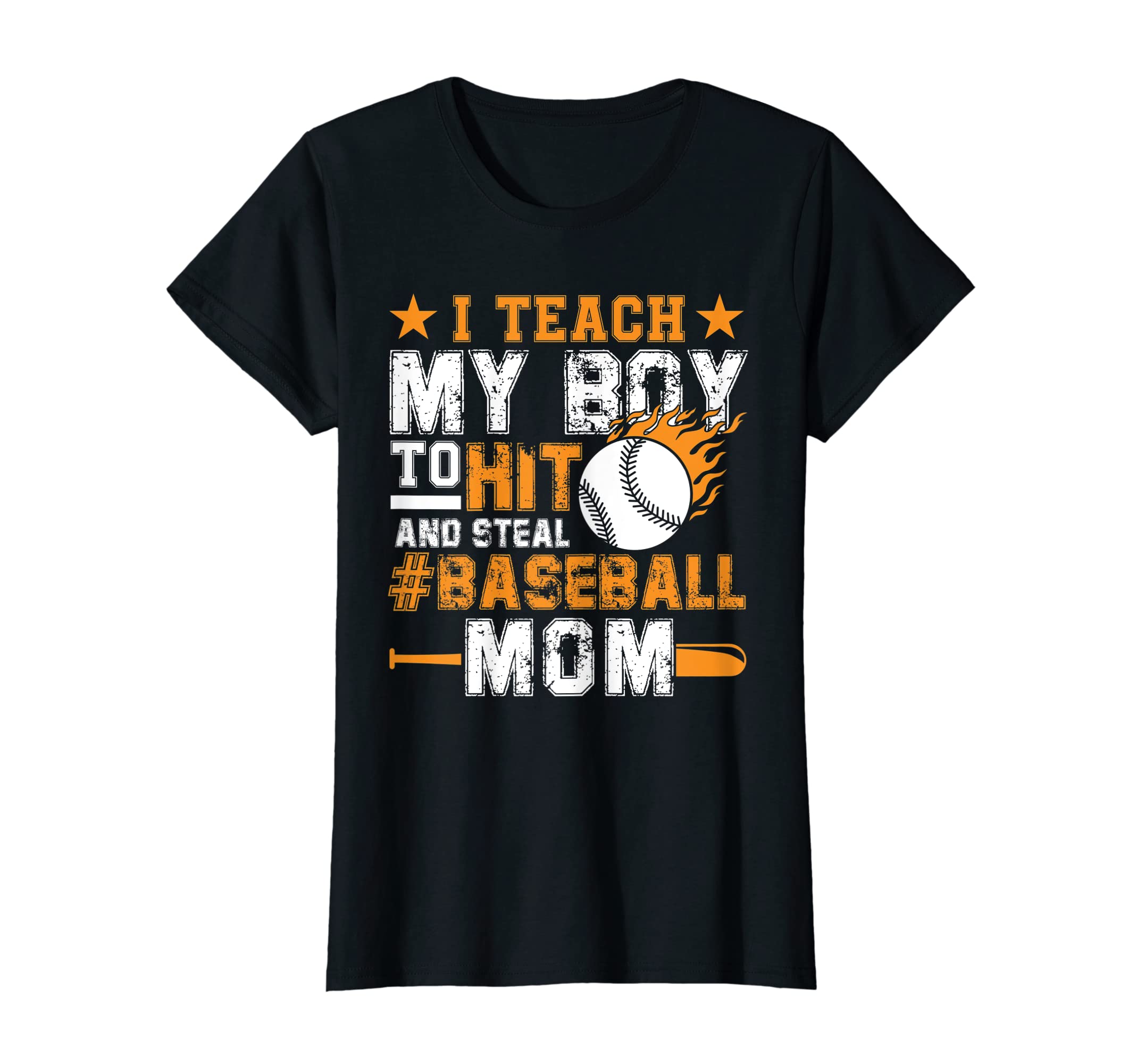 Womens I Teach My To Hit And Steal Baseball T-Shirt - Graphic Print Unisex - T-Shirt, Sweatshirt, Hoodie