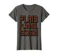 Plaid Flannel Season 90S Grunge T-Shirt - Novelty Apparel Unisex - T-Shirt, Sweatshirt, Hoodie