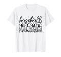 Baseball Mama T-Shirt - Unique Graphic for Adults - T-Shirt, Sweatshirt, Hoodie