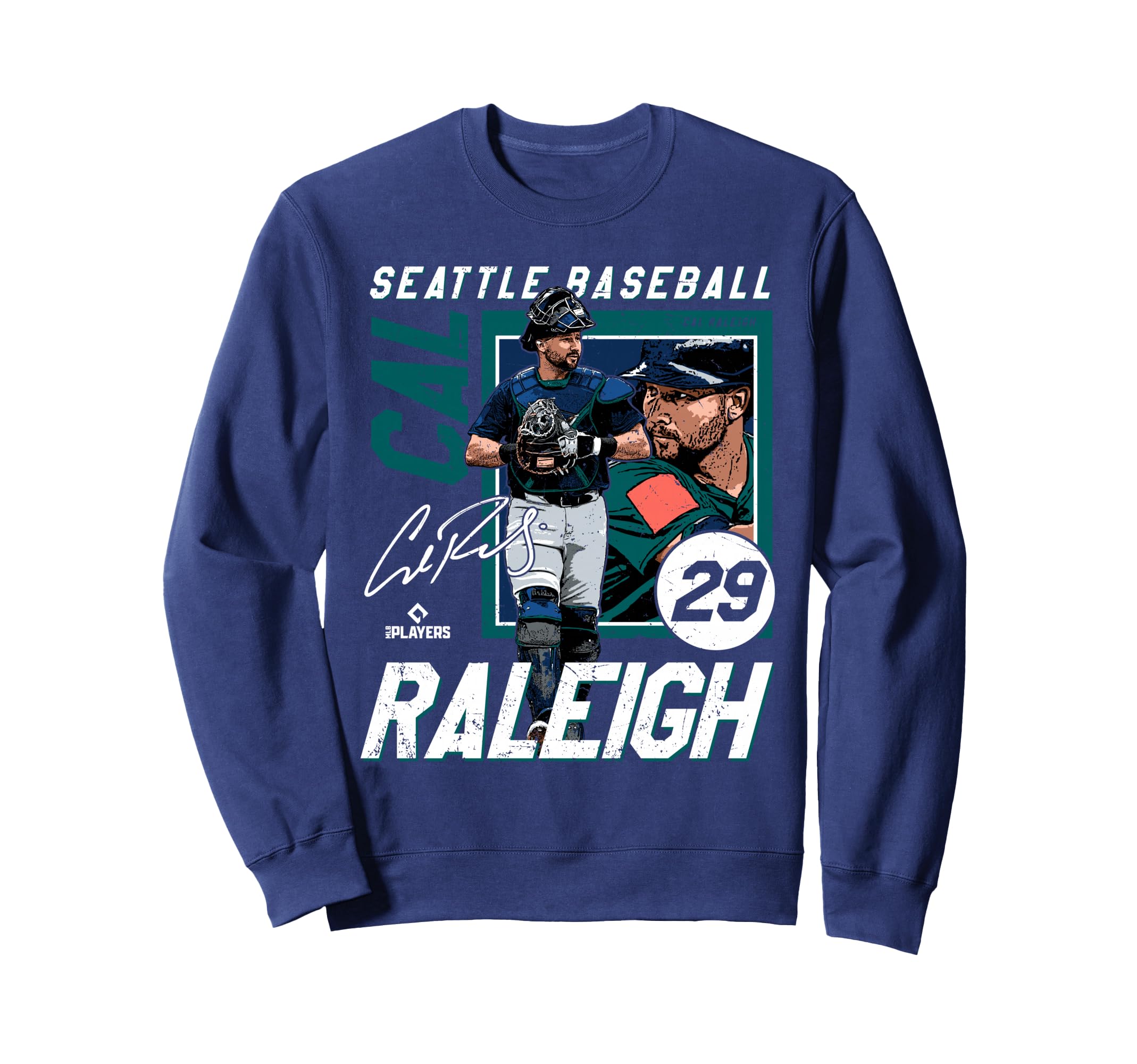 Cal Raleigh Seattle Mlb Baseball Players Sweatshirt - Graphic Print Unisex - T-Shirt, Sweatshirt, Hoodie