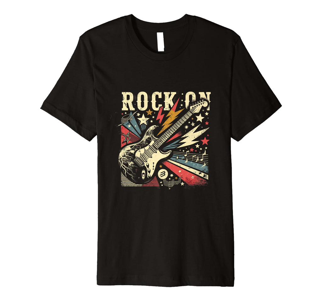 Rock Grunge Electric Guitar Art T-Shirt - Trendy Graphic Unisex - T-Shirt, Sweatshirt, Hoodie