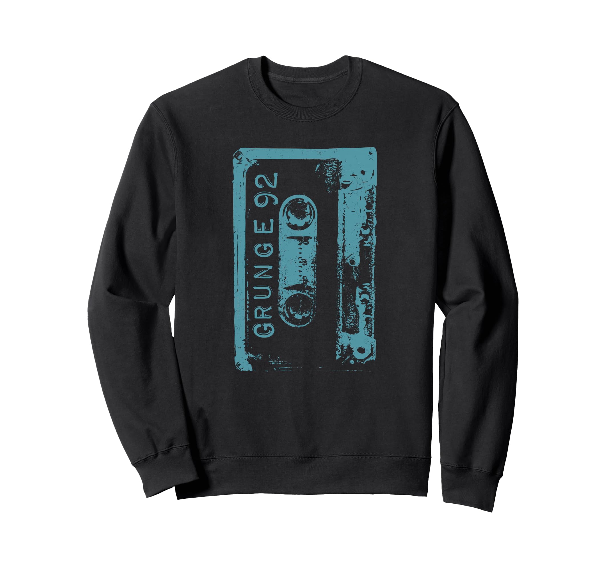 Grunge 90S Concert Mixtape Sweatshirt - Fun Novelty Design for Adults - T-Shirt, Sweatshirt, Hoodie