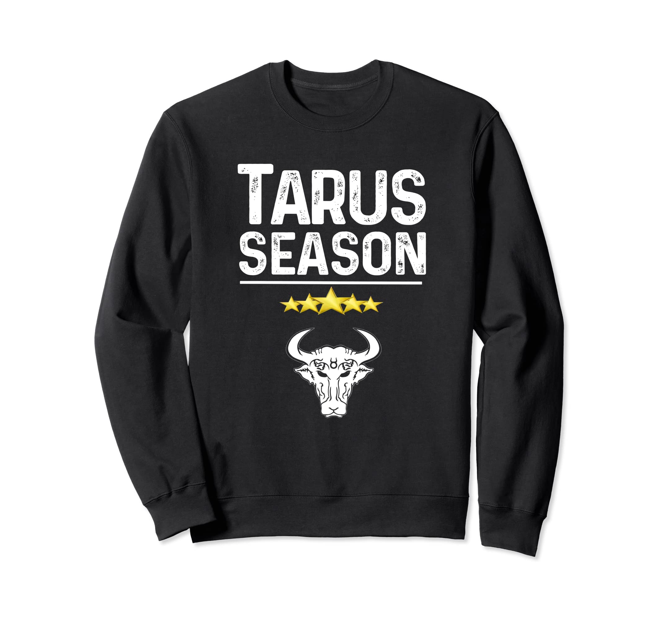 Taurus May Birthday Distressed Sweatshirt - Fun Novelty Design Men Women - T-Shirt, Sweatshirt, Hoodie