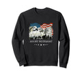 Mount Rushmore Distressed Patriots Sweatshirt - Unique Graphic Men Women - T-Shirt, Sweatshirt, Hoodie