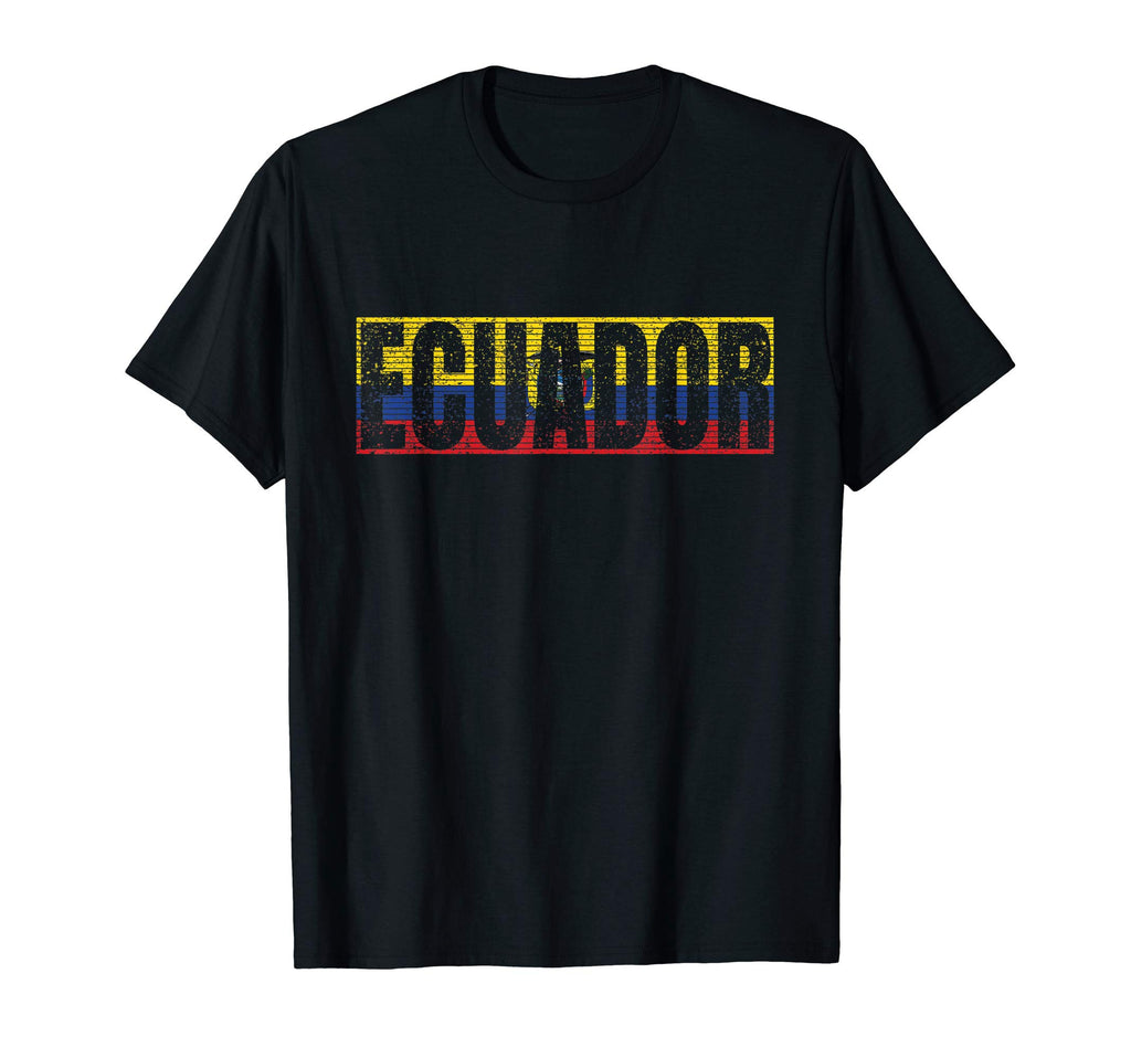 Ecuador Flag Ecuadorian Map Country Gift T-Shirt - Graphic Print Unisex - T-Shirt, Sweatshirt, Hoodie