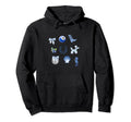 Coastal Grandma Coquette Blue Hoodie - Custom Art Print for Adults - T-Shirt, Sweatshirt, Hoodie