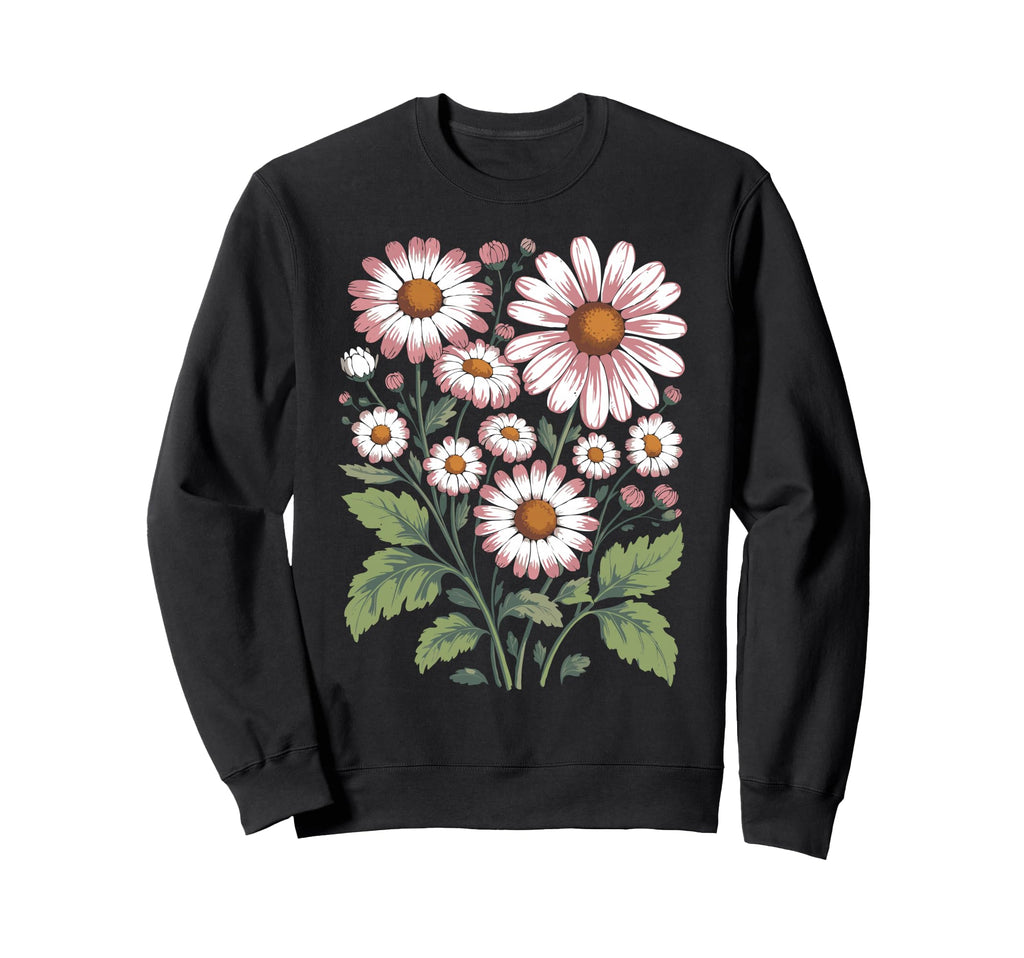 Wildflowers Flowers Pattern Sweatshirt - Casual Everyday Wear Men Women - T-Shirt, Sweatshirt, Hoodie
