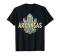 Arkansas Quartz Crystal Distressed T-Shirt - Fun Novelty Design for Adults - T-Shirt, Sweatshirt, Hoodie