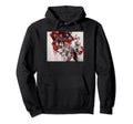 Dark Art Grunge Female Skull Hoodie - Casual Everyday Wear for Adults - T-Shirt, Sweatshirt, Hoodie