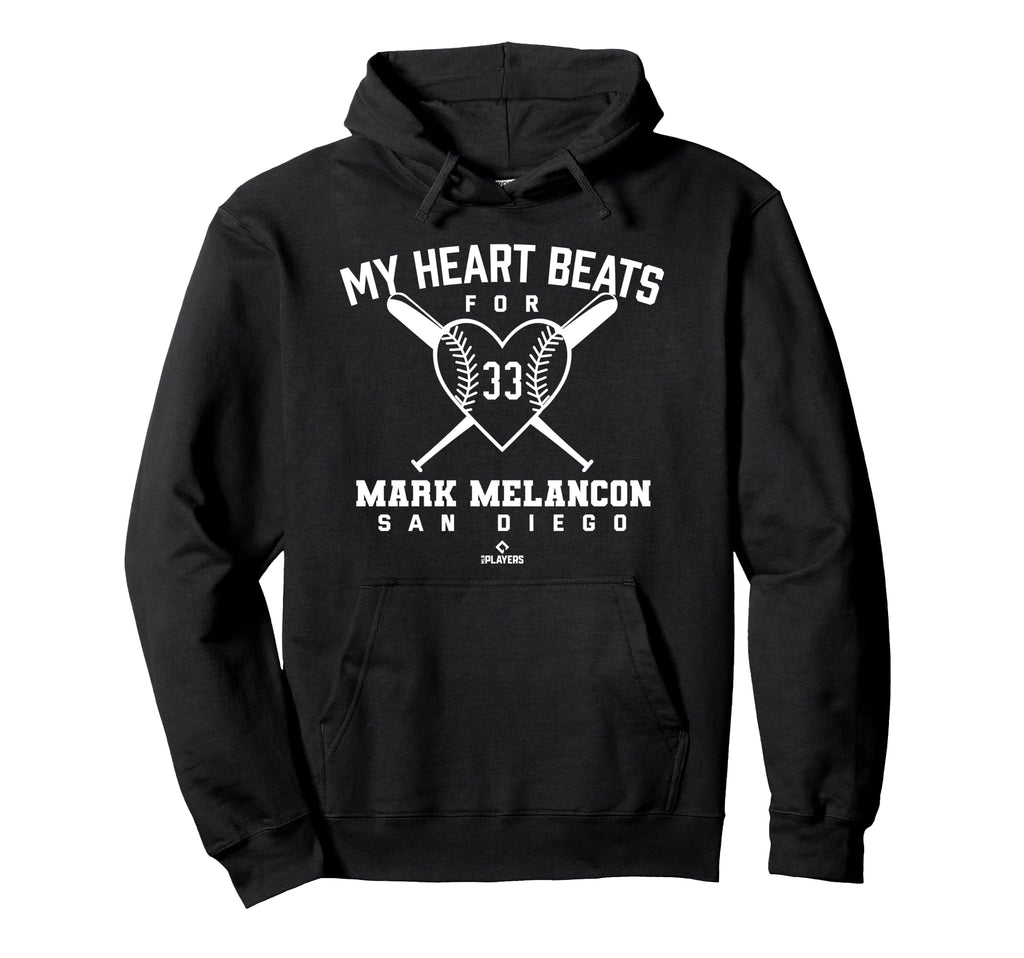 My Heart Beats Mark Melancon Valentines Day Hoodie - Unique Graphic Unisex - T-Shirt, Sweatshirt, Hoodie